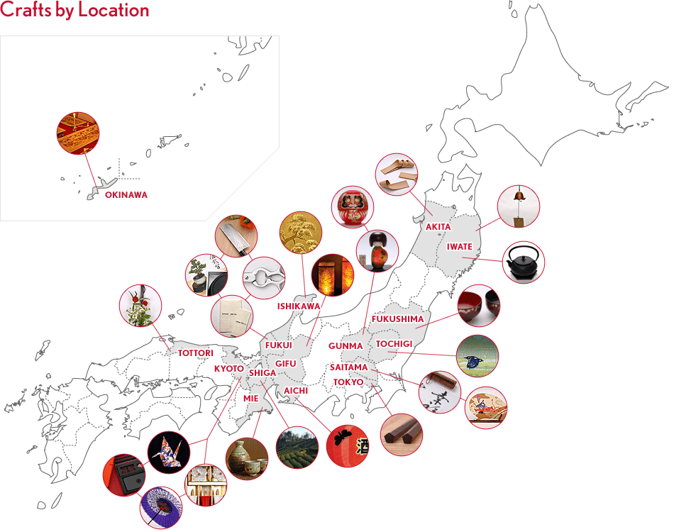 Crafts by location