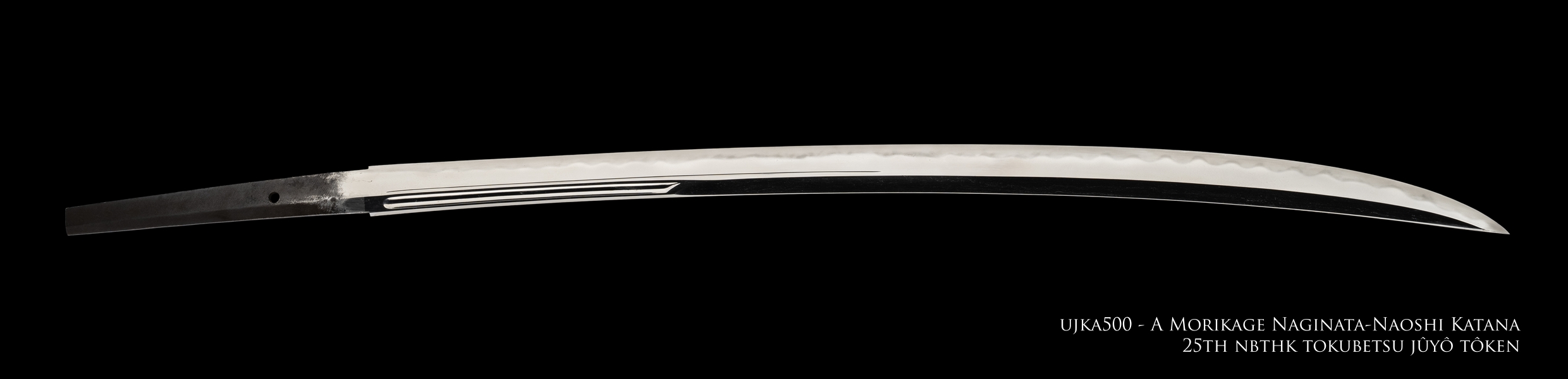ujka500 - A Morikage Naginata Naoshi Katana - 25th NBTHK Tokubetsu Juyo Token