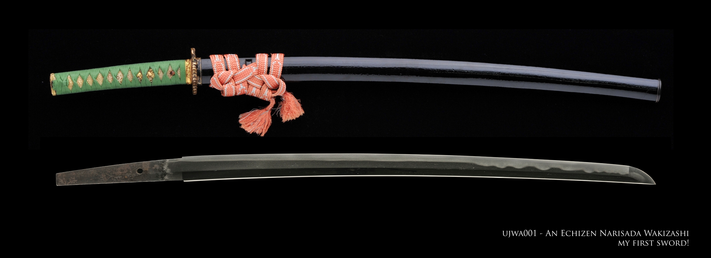 ujwa001 - A Narisada Wakizashi - Pablo's first sword, eventually going to his daughter Hannah