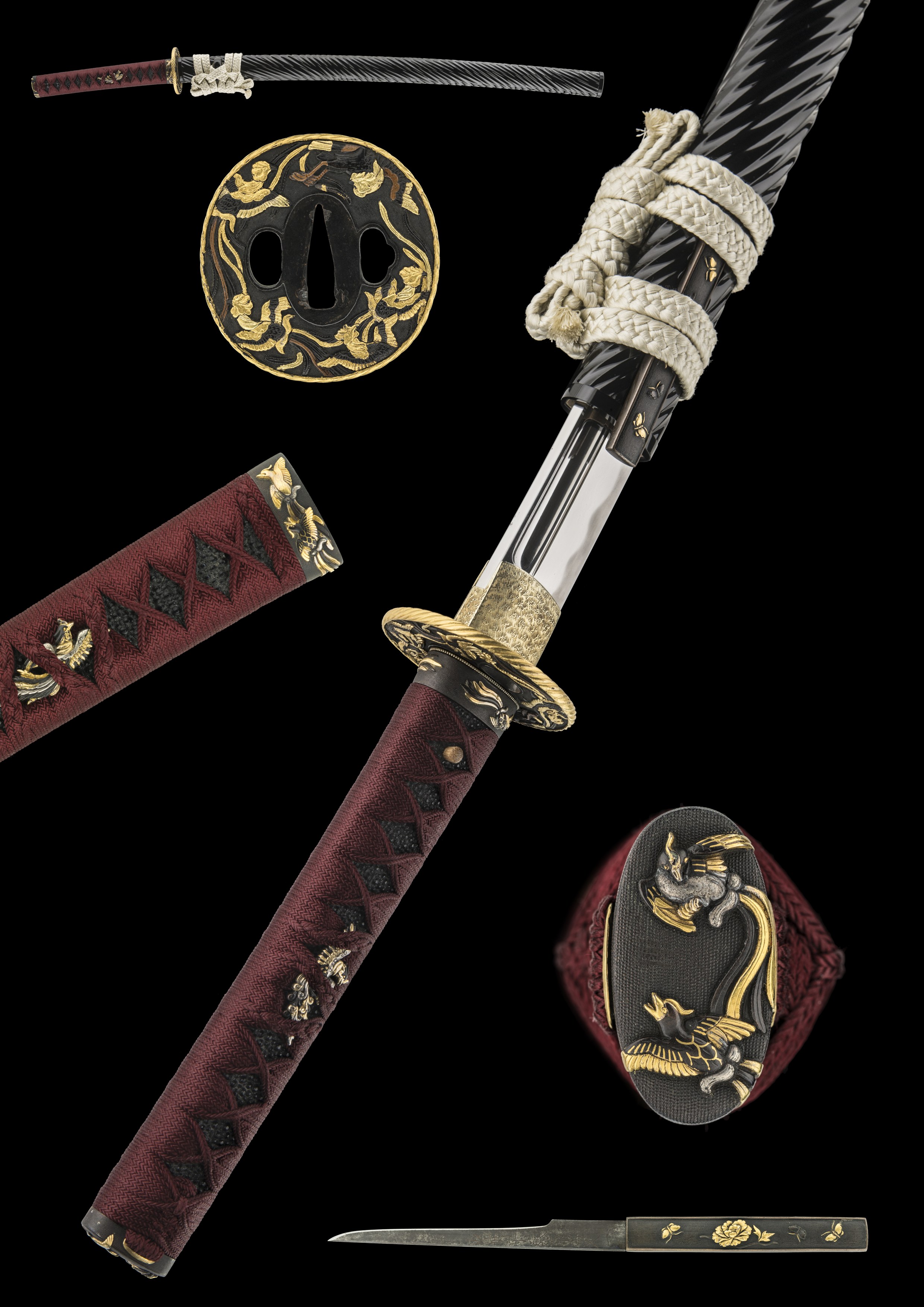 ujwa250 - A Suishinshi Masahide Wakizashi - Rising Phoenix Koshirae Project