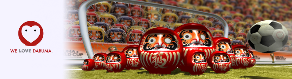 Daruma Dolls for the World Cup!