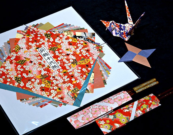 Chiyogami Large Origami Paper Set Beautiful Japanese traditional designs