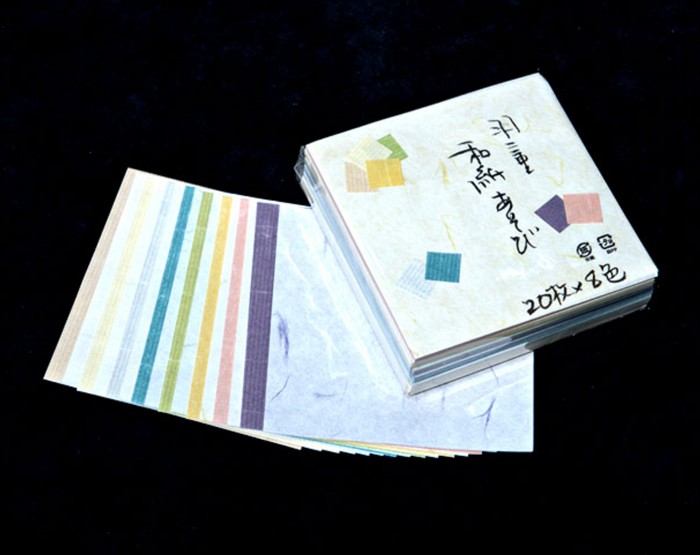 Washi Asobi Multi-colour Origami Papers Authentic Echizen paper, environmentally-friendly