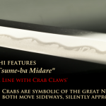 A DOTANUKI CRAB CLAW O-WAKIZASHI FOM UNIQUE JAPAN