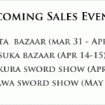 Upcoming Sales Events 2012
