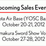 Upcoming Unique Japan Sales Events October 2012