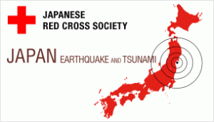 Emergency relief for Japan through the Red Cross