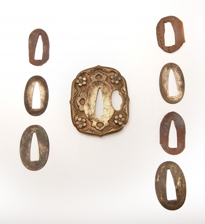 Unique Japan Showa Army Gunto (Tsuba and Fuchi)