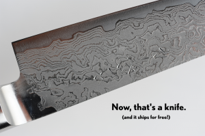 Now, that's a knife. Only from Unique Japan.