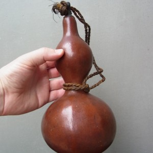 Japanese Hyotan Sake Flask (Meiji Period)