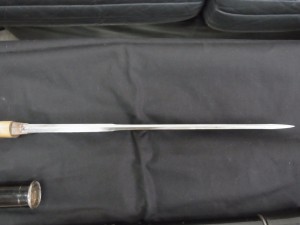 Rare Meiji Period Shikomizue Elite Samurai Cane Sword from Unique Japan