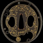 ujka046 – A NAOE KANENOBU KATANA TSUBA (UNIQUE JAPAN)