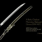 A Bisshu Osafune Morimitsu Wakizashi Unique Japan