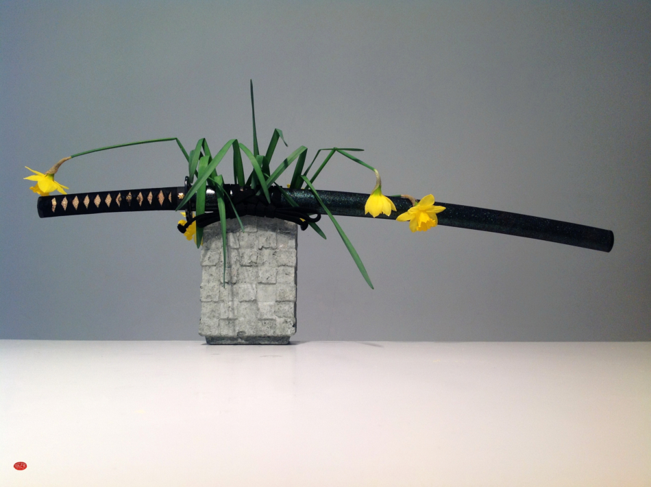 The Way of the Warrior - Ikebana by Donna Canning