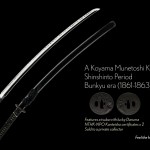A Munetoshi Katana with Edo Period Koshirae 950