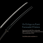 View details of An Echigo no Kami Kanesada Katana from Enpo Era