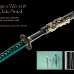 View Details of A Tadashige Wakizashi with Custom Koshirae