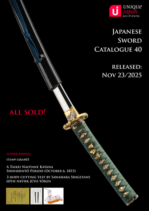 Unique Japan - Japanese Sword Catalogue 40” width=